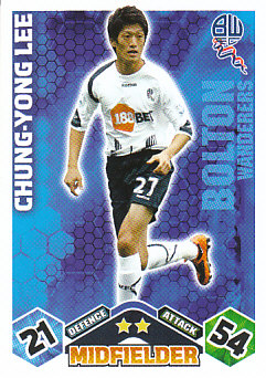 Lee Chung-Yong Bolton Wanderers 2009/10 Topps Match Attax #80